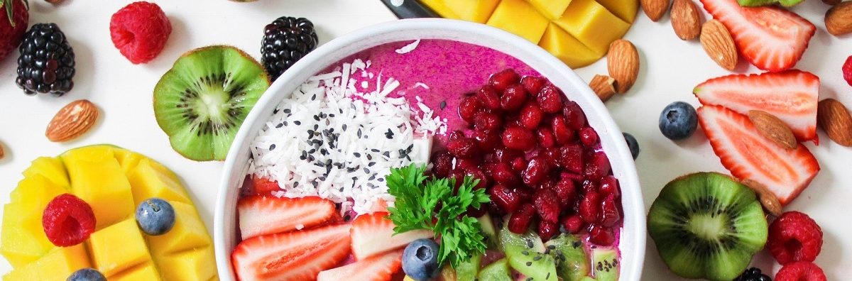 A bowl of colorful nutritious food